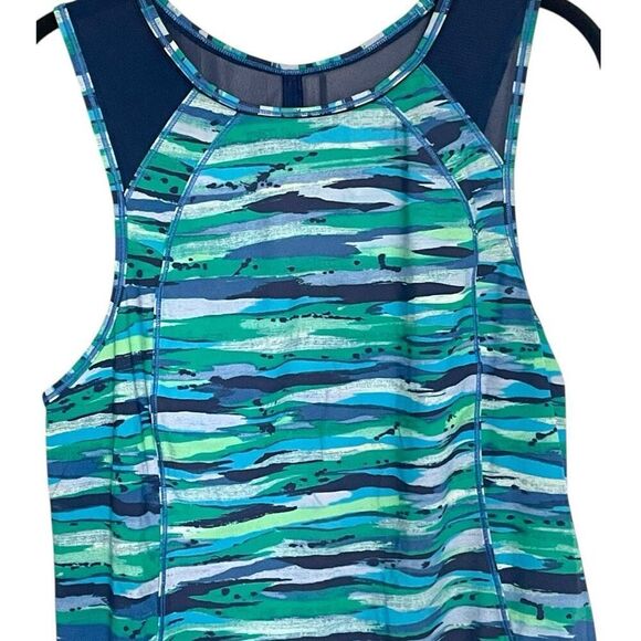 Lululemon Sculpt Tank Seven Wonders Multi / Hero Blue Racerback Size Medium - Picture 4 of 7